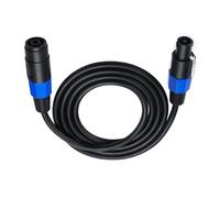 BIGULA Cable Speakon de cobre macho a hembra, amplificador de etapa, cable XLR de ingeniería macho a hembra