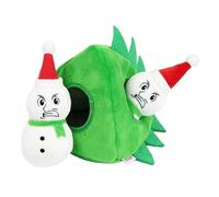 BIGULA Juguete de peluche chirriante interactivo para perros y mascotas