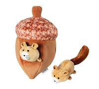 BIGULA Juguete de peluche chirriante interactivo para perros y mascotas