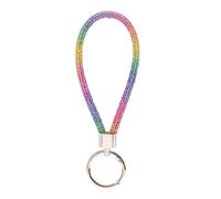 BIGULA Llavero de coche, accesorios para teléfono, correa de muñeca, cuerda, cartera, decoración, bolso de moda, color