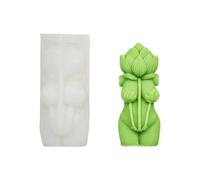 BIGULA Moldes de silicona para cuerpo humano, moldes perfumados, moldes de yeso, resina epoxi, cuerpo de hongo para hacer rosas humanas, silicona hecha a mano