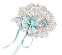 BIGULA Pasadores de encaje con pinza para el pelo para mujer, tocado para maquillaje, fiesta, máscaras, roseta, sombrero, cosplay