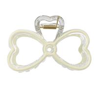 BIGULA Pinza transparente con lazo para moño para el pelo, pasador de pelo de sujeción fuerte, pinza para coletas de caballo, para peinar el cabello