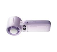 BIGULA Ventilador de mano de bolsillo para refrigeración al aire libre, 6000 mAh, mesa de 199 velocidades, adecuado para viajes y actividades al aire libre, ventilador de mano silencioso