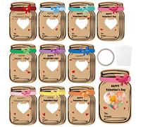 BigVivi,40 tarjetas del día de San Valentín para niños, tarjeta de felicitación del día de San Valentín, regalo de aula, suministros para el día de San Valentín para niños y niñas