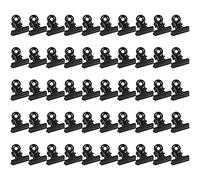 Bigxin 50pcs Pinzas de Metal Clips de Bulldog Clips Pequeños y Multifunción para Oficina, Cocina, Hogar(22mm)