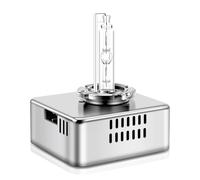 BIHEE D5S Xenon HID 6000K Faros de xenón de luz blanca, 35W, bombillas para faros de coche, base de soportes metálicos, 1 lámpara