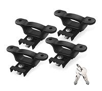 BIHEE Paquete de 4 tacos de amarre para caja de camioneta, compatibles con F150 2015-2023/F250-F550 Super Duty 2017-2023, repuesto para FL3Z-99000A64-B, FL3Z-9928408-AB