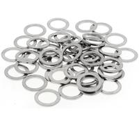 Bihr Arandelas de aluminio 14x20x1,5mm 50 piezas