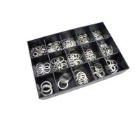 Bihr Arandelas de cajas alu 400 piezas