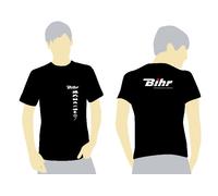 Bihr Camiseta Negra 2019 - Talla XL, negro