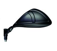 Bihr Espejo de luz universal M10/125 - negro