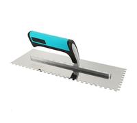 BIHUI Paleta cuadrada con muescas de 1/4 pulgadas, 12.5 x 4.75 pulgadas