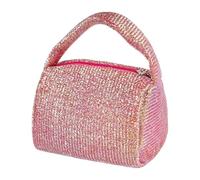 Biiange Bolsa de maquillaje de lentejuelas para bolso, bolsa de cosméticos, bolsa de muñeca portátil con lentejuelas, bolsa de almacenamiento de gran capacidad, bolsa de cosméticos brillante con