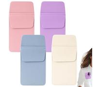 Biiange Portalápices de bolsillo de cuero, protector de bolígrafo de bolsillo para camisa, soporte protector de bolsillo, soporte para bolígrafos, para camisas, pantalones, abrigos de laboratorio