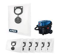 Biigdan 6 Piezas Bolsas Aspiradora Universal Compatible con Bosch GAS 25L SFC Profesional Aspiradora,Reemplazable Bolsa Aspiradora,Ajuste Perfecto,Aspiradoras Accesorios