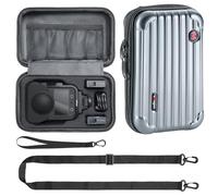 Biigdan Funda de Transporte para OSMO 360,Guscio Rigido Impermeabile Camera Case, Perfettamente Compatibile dji Osmo 360 Suoi Accessori, Piccola Compatta Borsa Viaggio con Manici e Tracolla (Grigio)