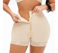 BiiKoon Fajas Colombianas Shorts Butt Lifting Body Shaper para Mujeres Control De Barriga Tallas Grandes Fajas Bragas De Compresión Cintura Alta Muslo Cuerpo Ropa Interior (Color : Beige, Size : 6X)