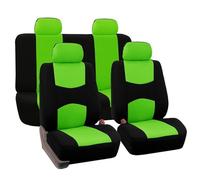 BIISVM Funda Asiento Automóvil Fundas para Asientos Coche para Hyundai para I30 para Creta para Tucson para Ix35 para Solaris para Elantra para Santa Fe(ZT06-5Seats-green)