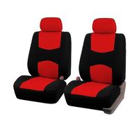 BIISVM Funda Asiento Automóvil Fundas Universales para Asientos Coche 2+1 para Ford para Transit para Otros Modelos para Personalizados(2pieces Front Red)