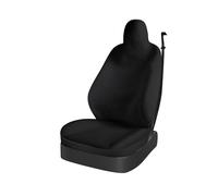 BIISVM Funda Asientos Delantero para Tesla para Model 3 /Y Funda De Asiento Delantero Accesorios Interiores Coche Tapizados Franela(Black 1piece)