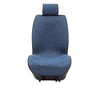 BIISVM Funda Asientos Delantero Protector Automotriz Lino Amortiguador La Cubierta Asiento Coche Respirable para El Camión Sedán SUV(1Piece Front Blue)