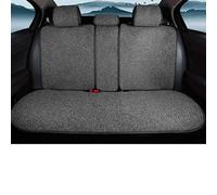 BIISVM Funda Asientos Delantero Protector Automotriz Lino Amortiguador La Cubierta Asiento Coche Respirable para El Camión Sedán SUV(1Piece Rear Gray)