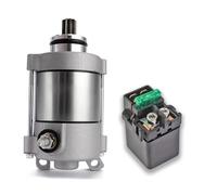 BIISVM Relé Solenoide Motor Arranque Motocicleta Eléctrica para CRF450 para CRF 450 para CRF450X (2005-2014), 31200-MEY-671, 35850-KCN-003 Motor Arranque(2 Pieces Set)