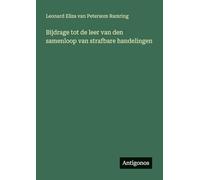 Bijdrage tot de leer van den samenloop van strafbare handelingen