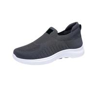 biJerou nd Moda de Invierno Hombres Zapatillas de Malla Cómodos Zapatos Casual Zapatos Planos Pedales Zapatos, gris, 39 EU
