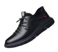 biJerou Walking schuhe Herren 45, Gartenschuhe 44 Walkingschuhe mit Dämpfung Herren Fitnessschuhe Männer Gym Lederschuhe Braun Boots Gartenschuhe Männer gefüttert Trekkingschuhe leicht, Negro , 40 EU