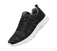 biJerou Zapatillas deportivas para hombre 43, zapatos de lona para hombre, zapatos de jardín para hombre, 43, resistentes al agua, zapatillas blancas, zapatos de piel, color marrón, Oxford, para
