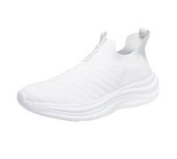 biJerou Zapatos casuales Zapatos deportivos Transpirables Zapatos casuales Zapatos de pareja Zapatos para correr ligeros y suaves con acolchado de suela suave Zapatos deportivos para hombre 41, Blanco