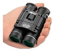 BIJIA - Prismáticos de alta definición de 12 x 26 pulgadas para adultos y niños, para observación de pájaros, mini binoculares plegables compactos para viajes, turismo, caza, concierto (prisma BAK4,