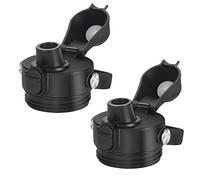 BIJISI Tapa de boquilla automática para botellas YETI Rambler, se adapta a botellas de 18/26/36/64 onzas, tapa de repuesto para Chug con tapa de botón y mango flexible