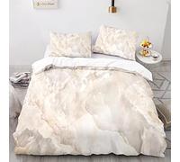 BIJOOT Edredon Funda Microfibra Suave Marmol Funda Edredon 240X260 Impresión 3D Funda Edredon Cama 180 con 2 Fundas De Almohada De 40X75Cm 240X260 Cm