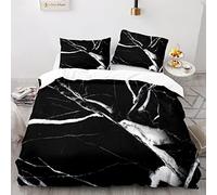 BIJOOT Marmol Juego De Funda Nordica Microfibra Suave Fundas Nordicas para Cama De 105 Impresión 3D Funda Nórdica 155X220 155 X 220 Cm con 2 Fundas De Almohada De 40X75Cm