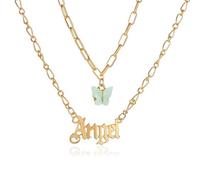 Bijoux Femme Multi-capa & Apuesta Colgante Moda Collares Joyería Para Mujeres Accesorios Elegantes N080Muy bonito y de moda.