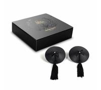 Bijoux burlesque cubrepezones negro
