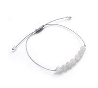 Bijoux Lithotherapie - Pulsera de Coco Papaya con diseño de Fertilidad de Piedra de Luna, One Size, Algodón