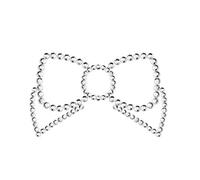 Mimi Bow Cubre Pezones Plata