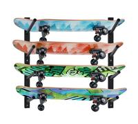 Bijun Soporte de Pared para monopatín, Soporte de Pared para Snowboard, Soporte de Pared para ski, Estante de Pared, Soporte de Almacenamiento para monopatín