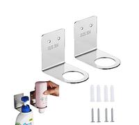 BiJun Soporte Dispensador Botellas Jabón, Soporte Bomba Montado en la Pared Oporte de Pared Soporte Colgar Tarros Soporte Champú Soporte