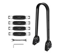 Bike Back Rack - Bicycle Rear Luggage Carrier, Cycling Cargo Tail Deck, Two- Aluminum Alloy Mount | Heavy-Duty Pannier Support Frame Transport Gear Shelf Touring Storage for Commuting