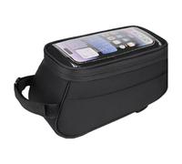 Bike Bag - Top Tube Phone Storage Holder | Touch Screen Bicycle Frame Pouch, Front Mounted Cycling Accessory, Waterproof Phone Organizer For Adult Mountain Road Bikes