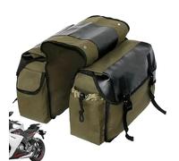 Bike Bag - Waterproof Canvas Pouch Bike Tool Storage Bag For Motorbike and Scooter Touring Commuting Travel | Road Trip, Urban Riding, Cycling, Outdoor Use