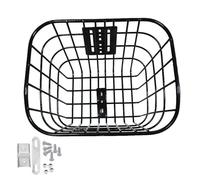 Bike Basket Front, Handlebar Pet Carrier, Removable Iron Frame, Secure Bracket Mount, for Pet Travel Grocery Storage, 34 x 27 x 26 cm, 13,39 x 10,63 x 10,24 pulgadas, 900 g, 1 pieza