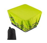 Bike Basket Liner - Cubierta de lluvia para casco de bicicleta, impermeable, accesorio de ciclismo reutilizable con tiras reflectantes para moto scooter eléctrico, bolsa delantera