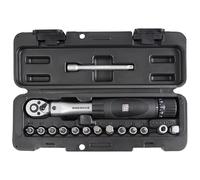 BIKE BROZ Juego de llaves dinamométricas de 1/4" y llaves de vaso, 15 piezas con 4-24 Nm para bicicleta, moto y demás | Llave de par de torsión pequeña | Tim Torque Pro Tool Set by 70005