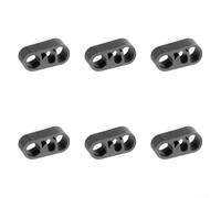 Bike Cable Clip U-Shape 4mm para shift 5mm Brake Bike Cable Clip | Fits 4mm para shift cables, 5mm brake lines, U-shape design, secure locking teeth, easy install(C-6pcs)